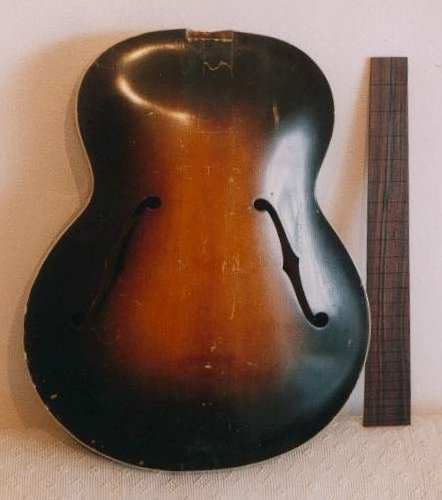 Restaurierung einer defekten Jazzgitarre aus den 50'er Jahren