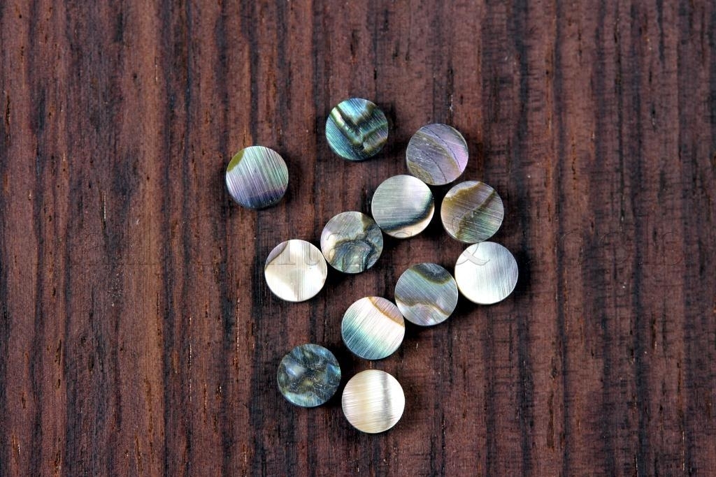 12'er Satz Augen 4mm, Abalone 12'er Satz Augen 4mm, Abalone