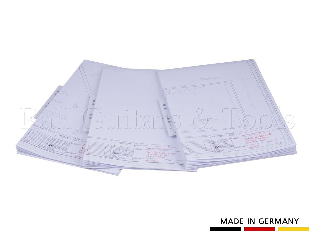 Bauplan Akustik Bass 18" - 34" Mensur Bauplan Akustik Bass 18" - 34" Mensur