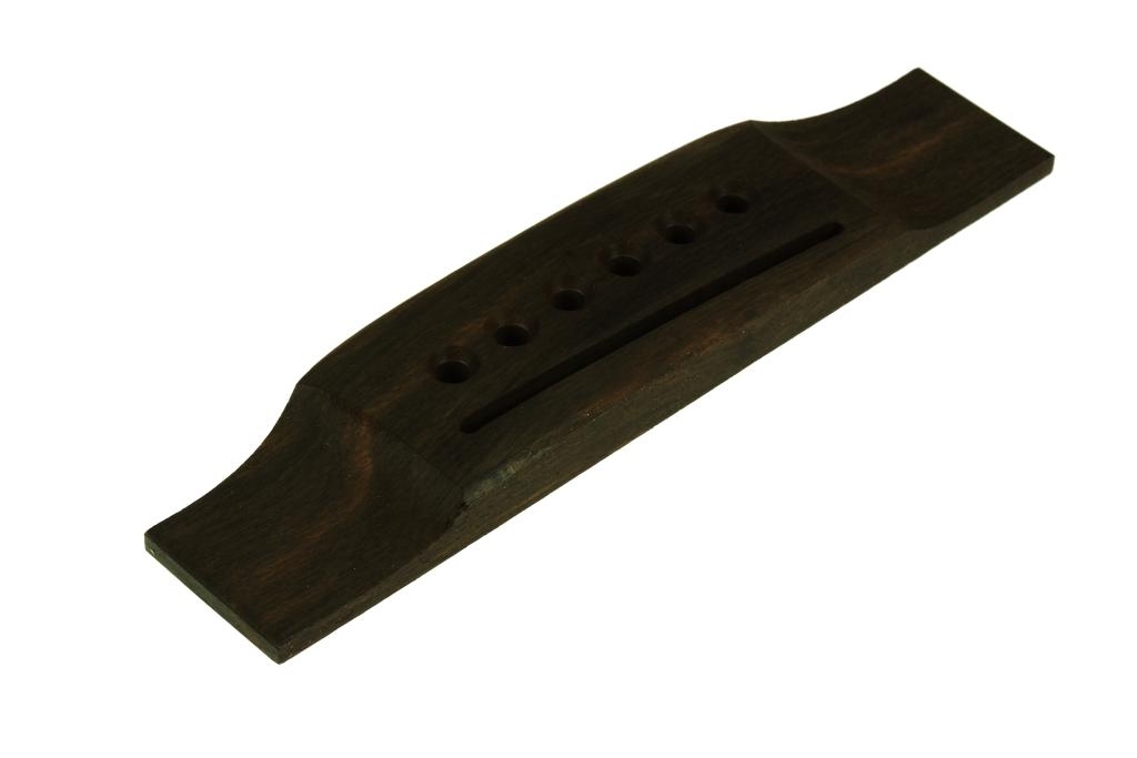 Martin Style Gitarrenbrücke Ebenholz Links Martin Style Gitarrenbrücke Ebenholz Links