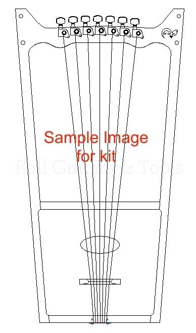 Eigenbau Kit Krar (Kirar) - 7-Saitig Akustisch Eigenbau Kit Krar (Kirar) - 7-Saitig Akustisch