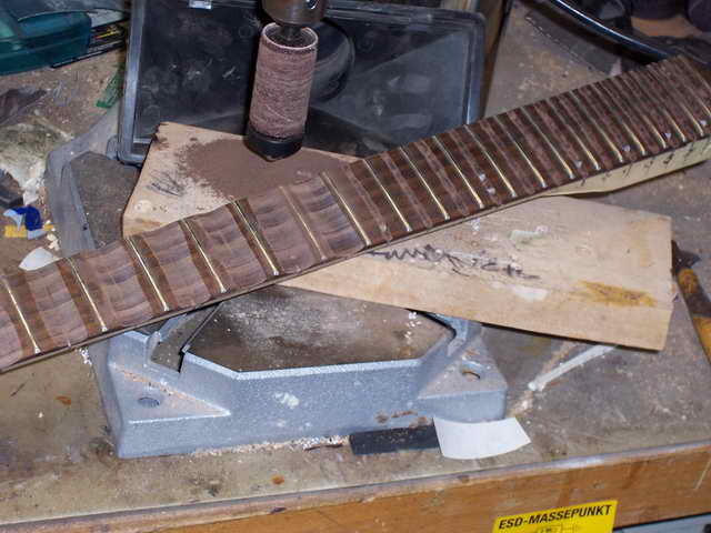 Vorschleifen der Bögen