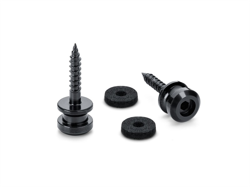 Schaller S-Locks Gurtknöpfe Paar Schwarz Schaller S-Locks Gurtknöpfe Paar Schwarz