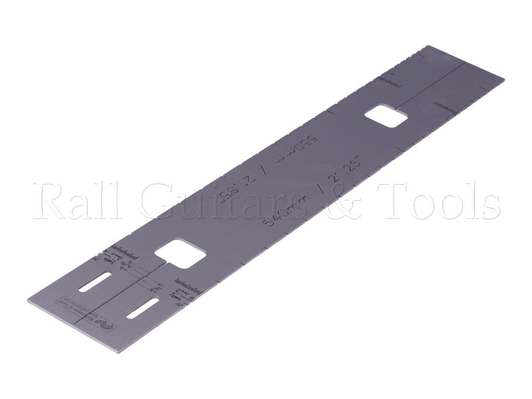 Mensurschablone Edelstahl 540 + 550 Terzgitarre