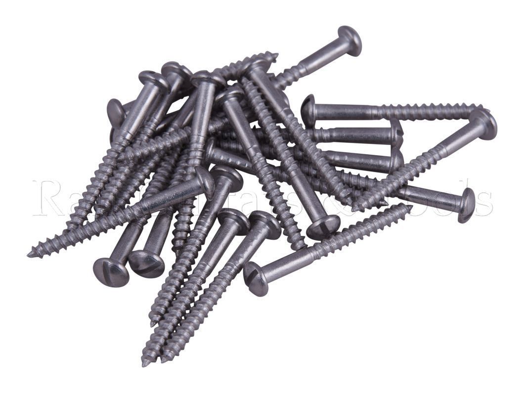 Rundkopf Schraube SL 2,5 x 25mm Edelstahl 24x Rundkopf Schraube SL 2,5 x 25mm Edelstahl 24x