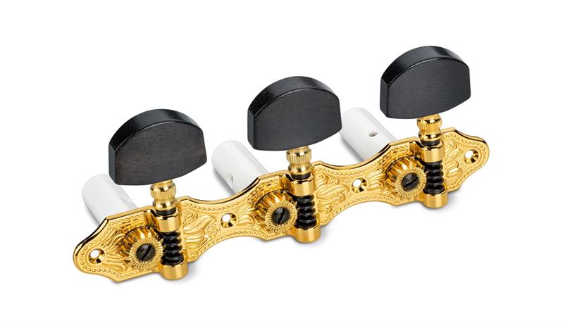 Schaller Mechanik Hauser - Ebeholz Flügel, Golden
