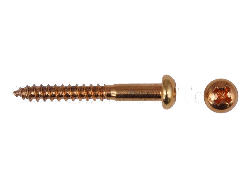 Lagerschraube ST-Type Tremolo 6 Stück Gold