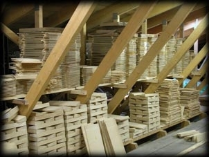 wunderschönes Tonholzlager mit Geigenholz