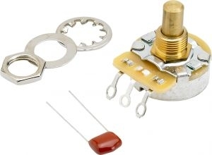 Fender No Load Pot. 250K log. Solid Shaft