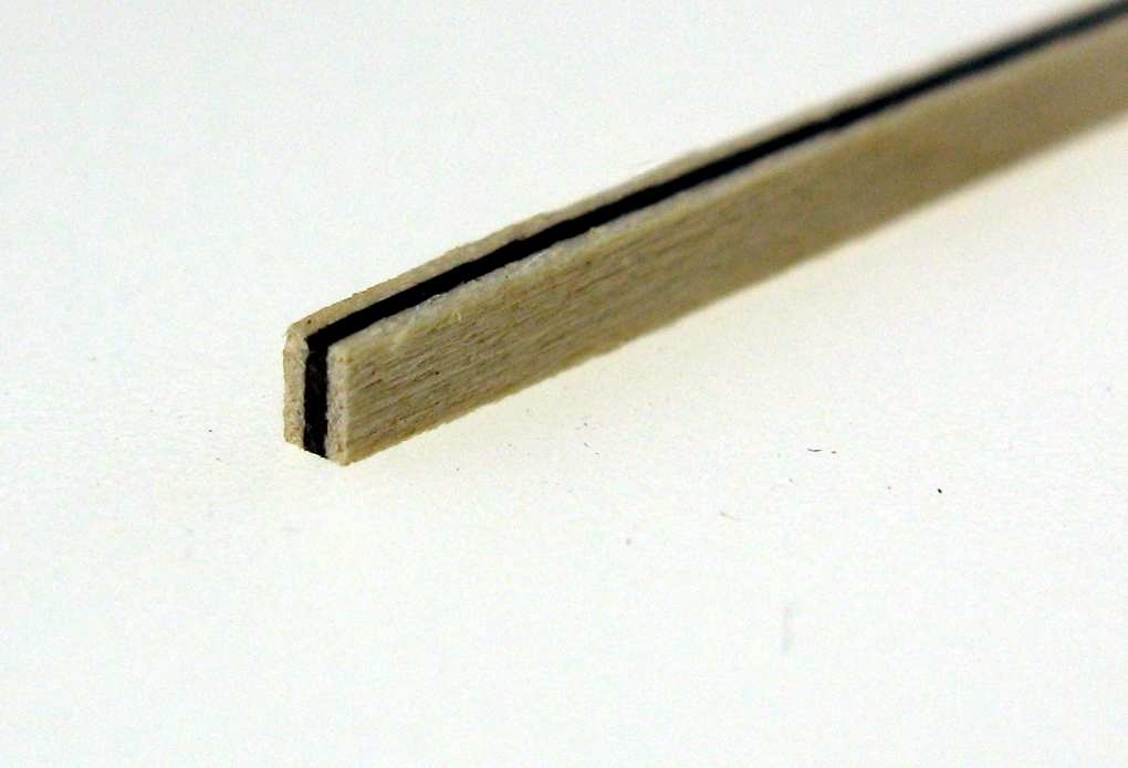 Randeinlage Holz w/s/w 3-lagig h=2,5 b=1,8mm l=800 Randeinlage Holz w/s/w 3-lagig h=2,5 b=1,8mm l=800