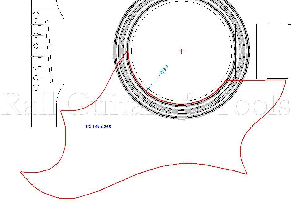Schlagschutz Folk- u Westerngitarren HM Schlagschutz Folk- u Westerngitarren HM