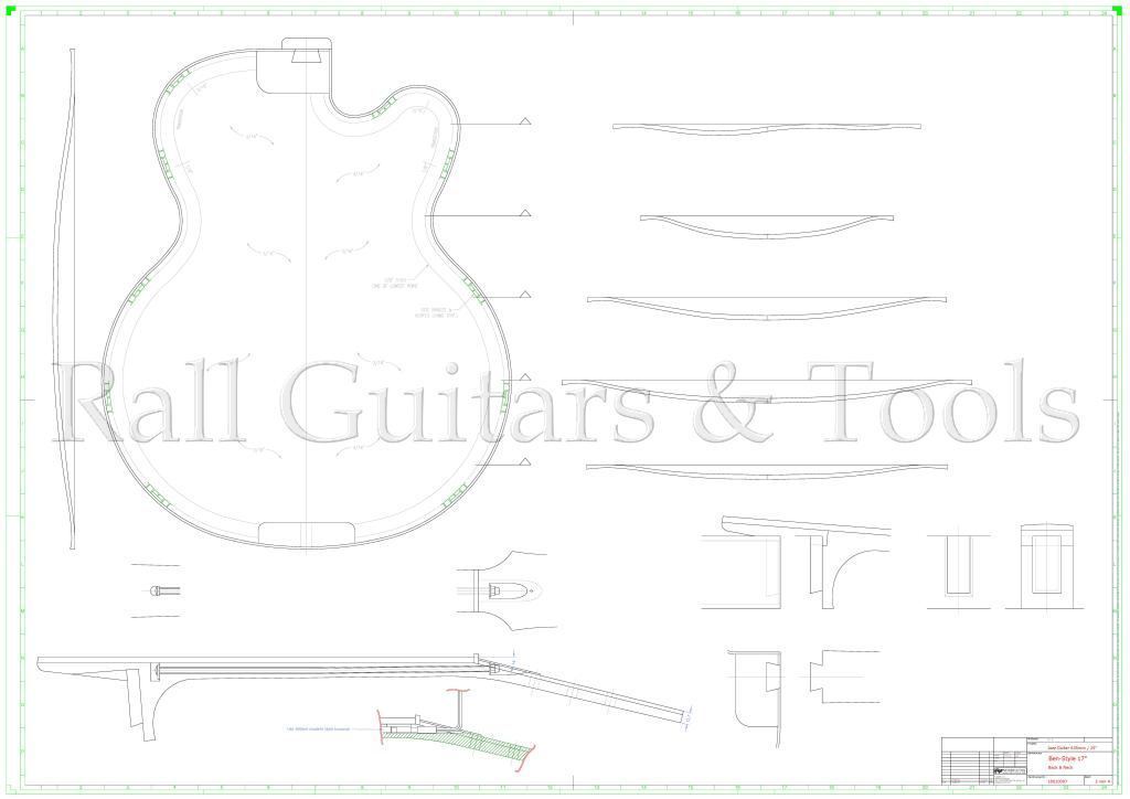Gitarrenbauplan Jazz Gitarre Ben 17 Gitarrenbauplan Jazz Gitarre Ben 17