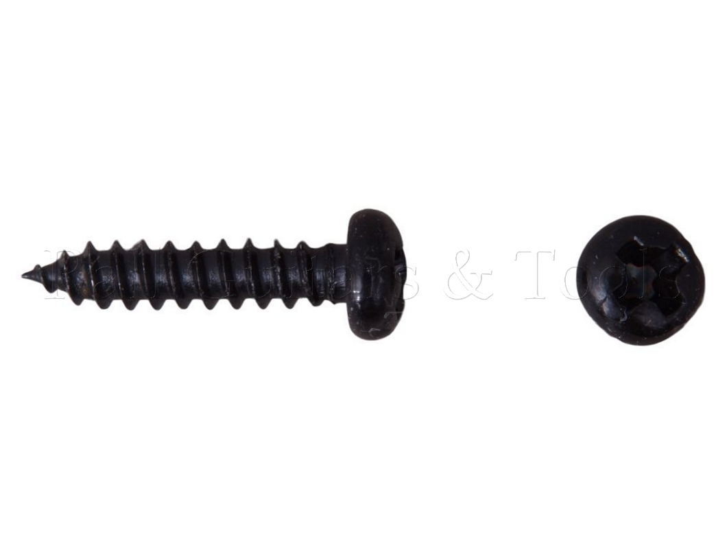 Rundkopf Schraube Kreuz 2,2 x 9,4mm schwarz 12x