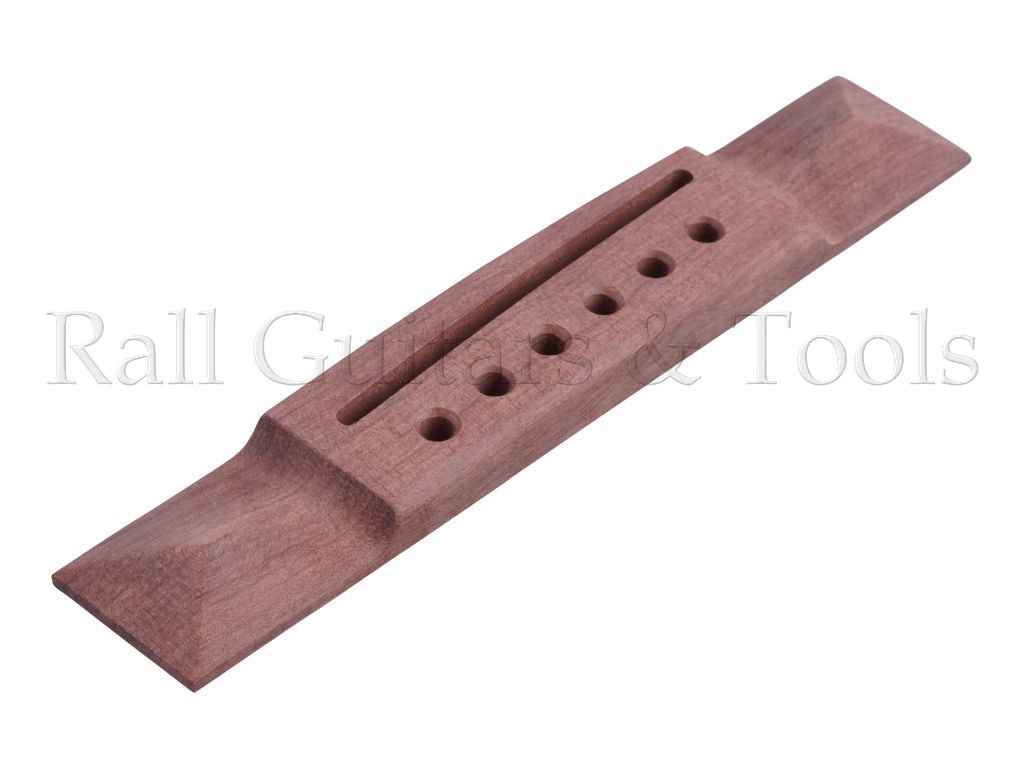 Pyramid Gitarren Steg Makoré, Geflammt - 55mm Pyramid Gitarren Steg Makoré, Geflammt - 55mm