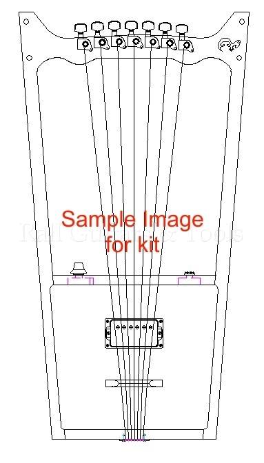 Eigenbau Kit Krar (Kirar) - 7-Saitig Elektrisch Eigenbau Kit Krar (Kirar) - 7-Saitig Elektrisch