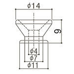 Gurtknöpfe 'Relic Series' F-style Aged Chrom-Gotoh Gurtknöpfe 'Relic Series' F-style Aged Chrom-Gotoh