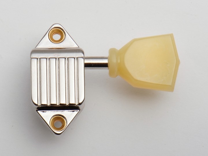 Kluson MWT3PN Wafflebacks "Pearloid Tulip" Nickel