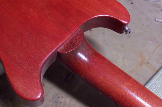 Lackierung Faded Cherry (Gibson LP Lefthand)