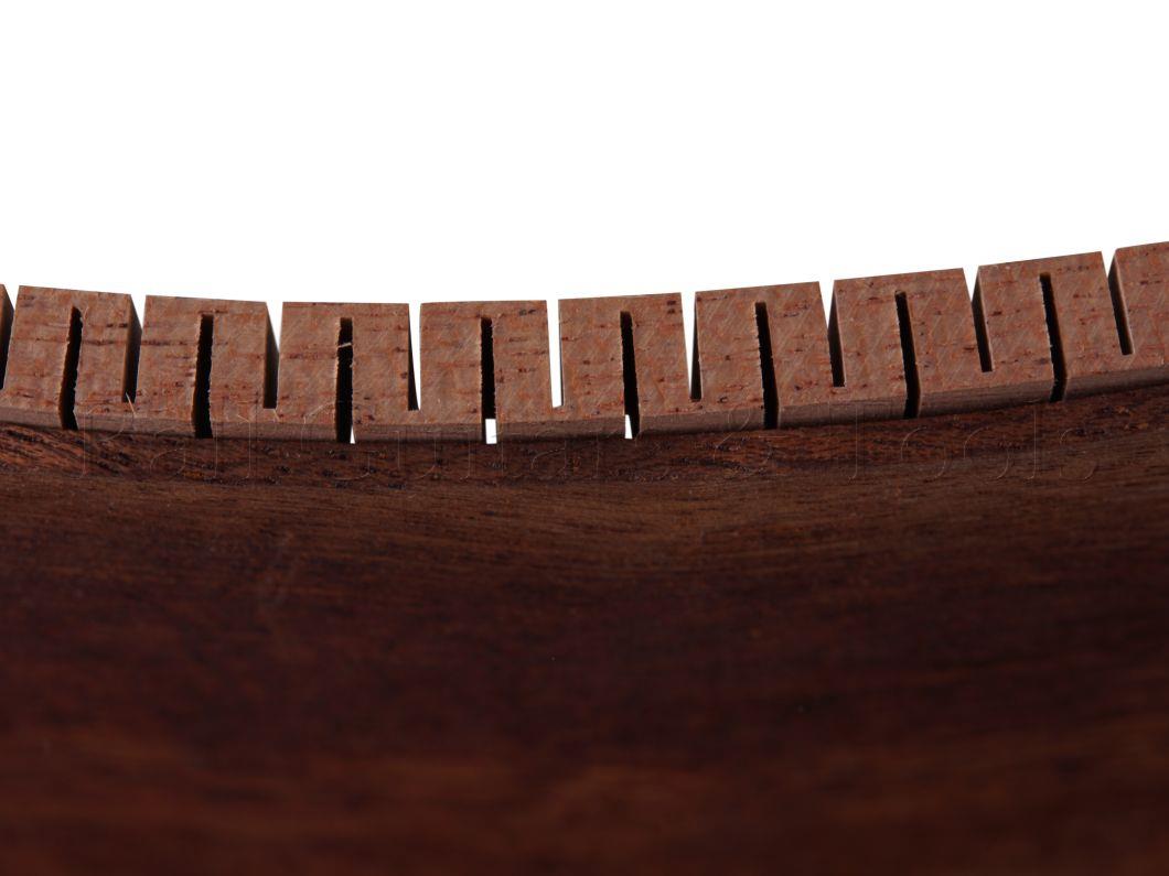 Reifchen doppelcut Mahagoni 6x17x740mm 10`er Satz Reifchen doppelcut Mahagoni 6x17x740mm 10`er Satz