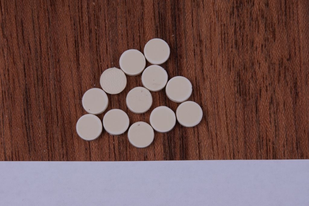 12'er Satz Augen 6,35mm, Bonoid "Clay"