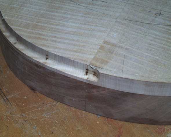 Gefräster Konturansatz