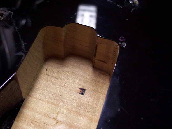 Frisch gefräster Body