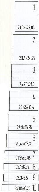10er Satz Block Inlays echtes Perlmutt (LP) 10er Satz Block Inlays echtes Perlmutt (LP)