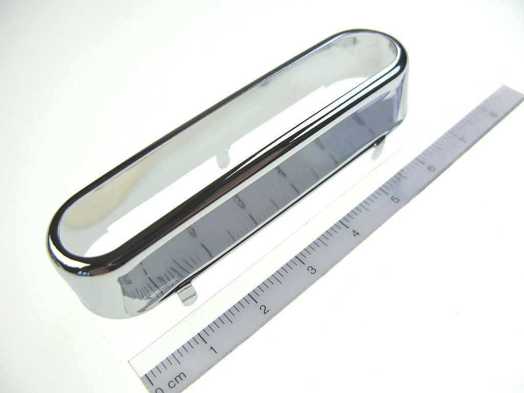 Singlecoil Kappe, Offen, Neusilber, Chrom Singlecoil Kappe, Offen, Neusilber, Chrom