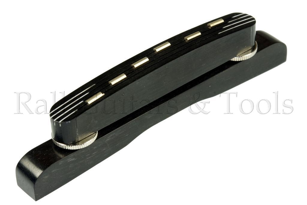 Steg für Jazz Gitarre Ebenholz Höfner-Style Steg für Jazz Gitarre Ebenholz Höfner-Style