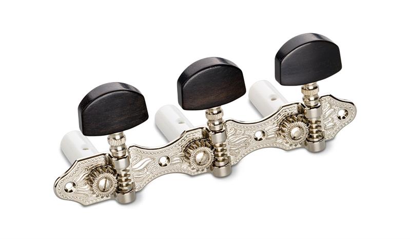 Schaller Mechanik Hauser - Ebenholz Flügel, Nickel