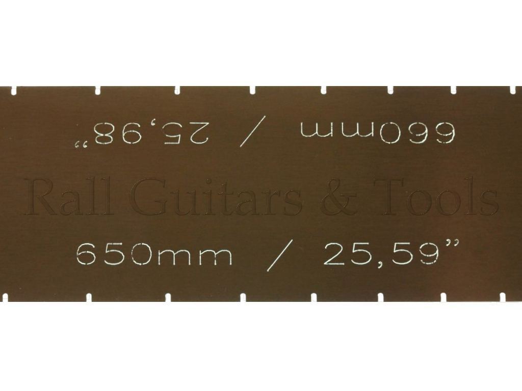 Mensurschablone Edelstahl 650 + 660 Mensurschablone Edelstahl 650 + 660