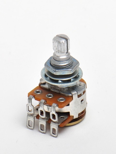 Poti 2x250k log 17mm