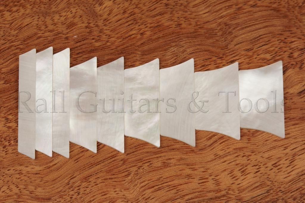 9'er Satz Trapez Inlays echtes Perlmutt (SG) 9'er Satz Trapez Inlays echtes Perlmutt (SG)