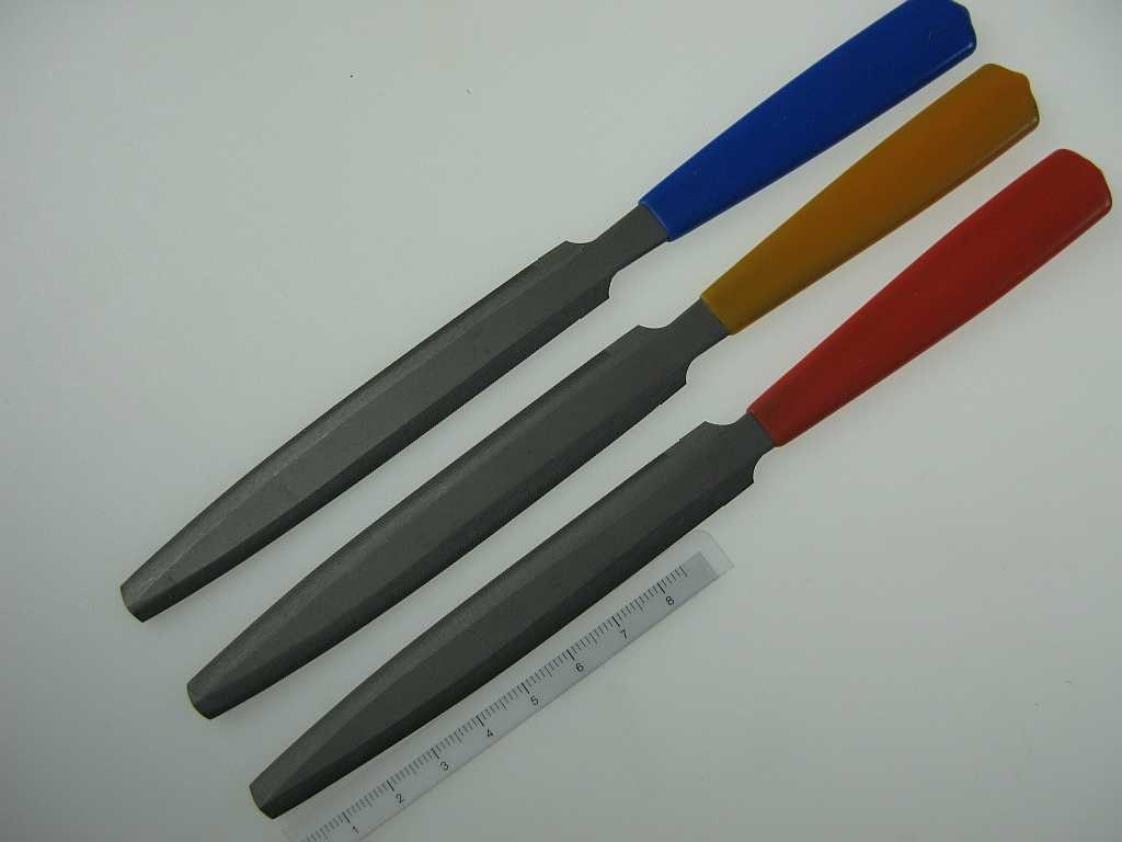 Sattelfeilenset 3-teilig, doppelseitig Sattelfeilenset 3-teilig, doppelseitig