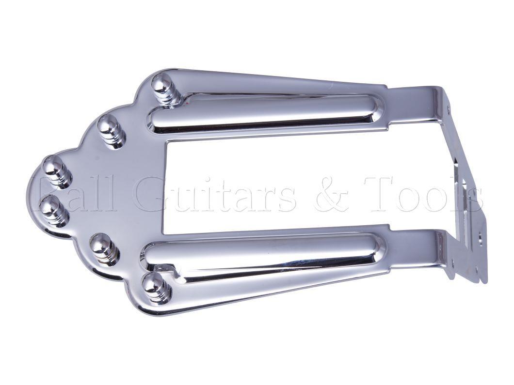 Saitenhalter Manouche-Style Gitarre - Chrom