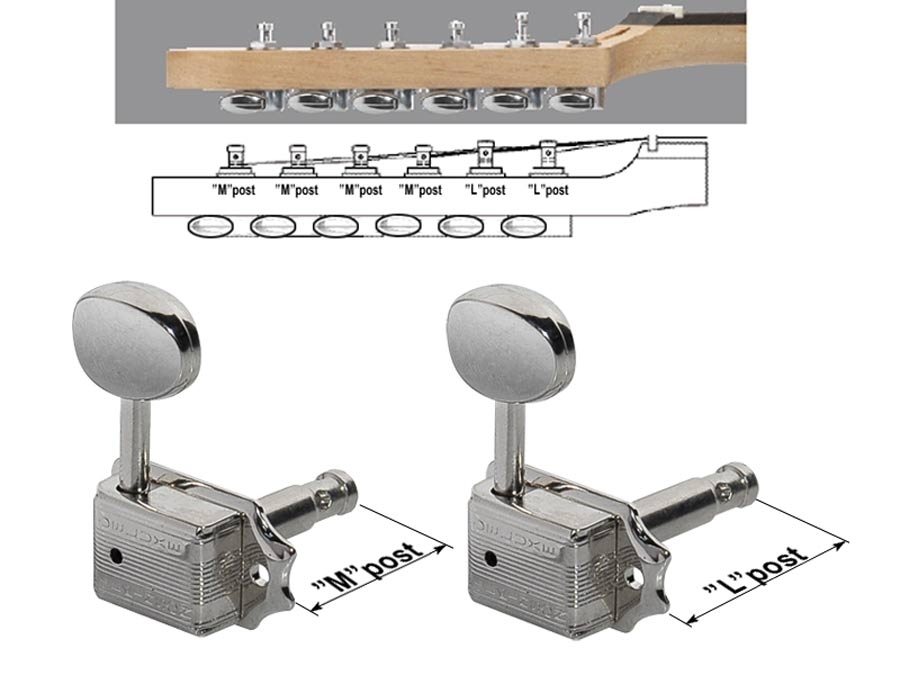 Wilkinson Git.Mech.162-NL-4M2L, 6L, nickel