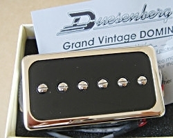 Duesenberg Domino Pickup Bridge, nickel/black Duesenberg Domino Pickup Bridge, nickel/black