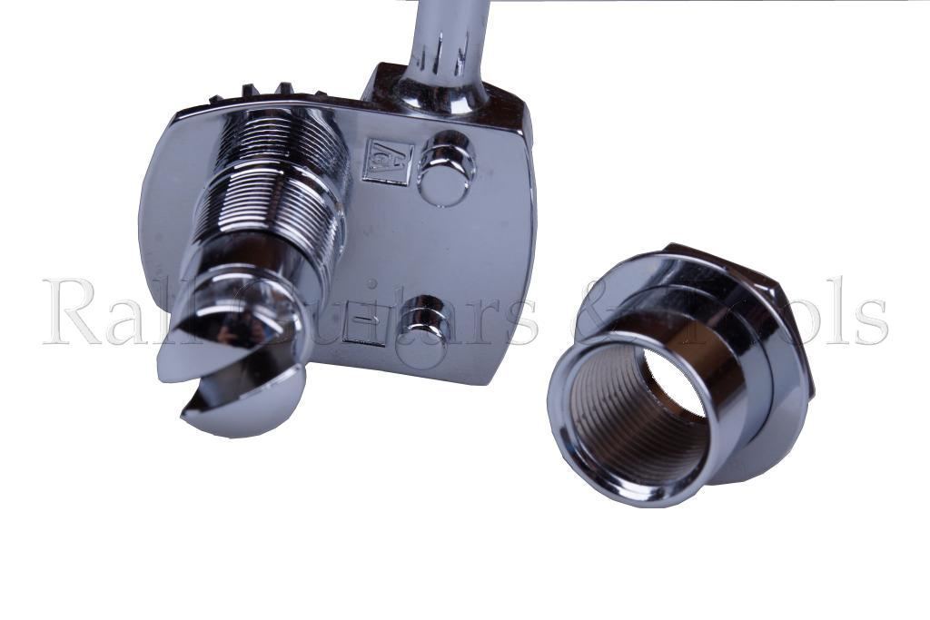 Fender® Bassmechanik, Deluxe F Stamp Chrome (4)