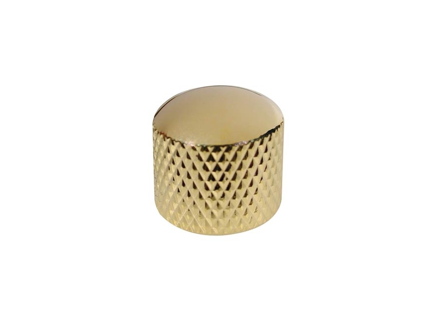 Potiknopf Dome 19x19 Gold Push On