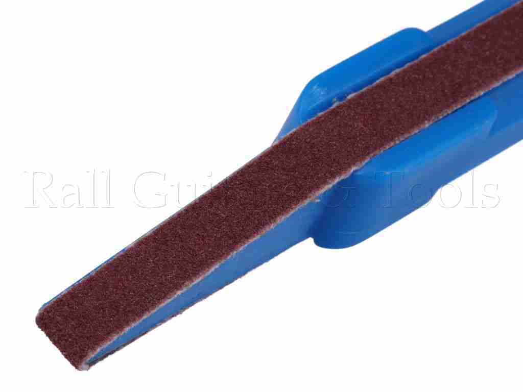 Schleifstab für Bünde; 160 x 6,35mm, gefedert