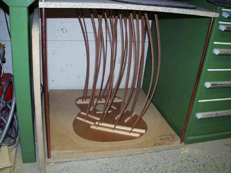 Beleistung der Decke