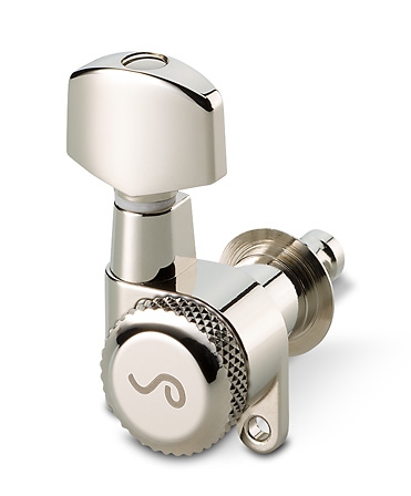 Schaller Mechanik M6 180 Klemm 6L Nickel V-Tec®
