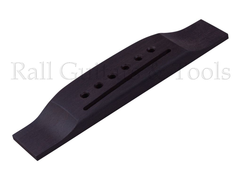 Martin Style Gitarrenbrücke Ebenholz - 55 Martin Style Gitarrenbrücke Ebenholz - 55