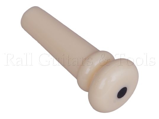 Endpin Plastik Ivory (Auge schwarz - 1 Stück